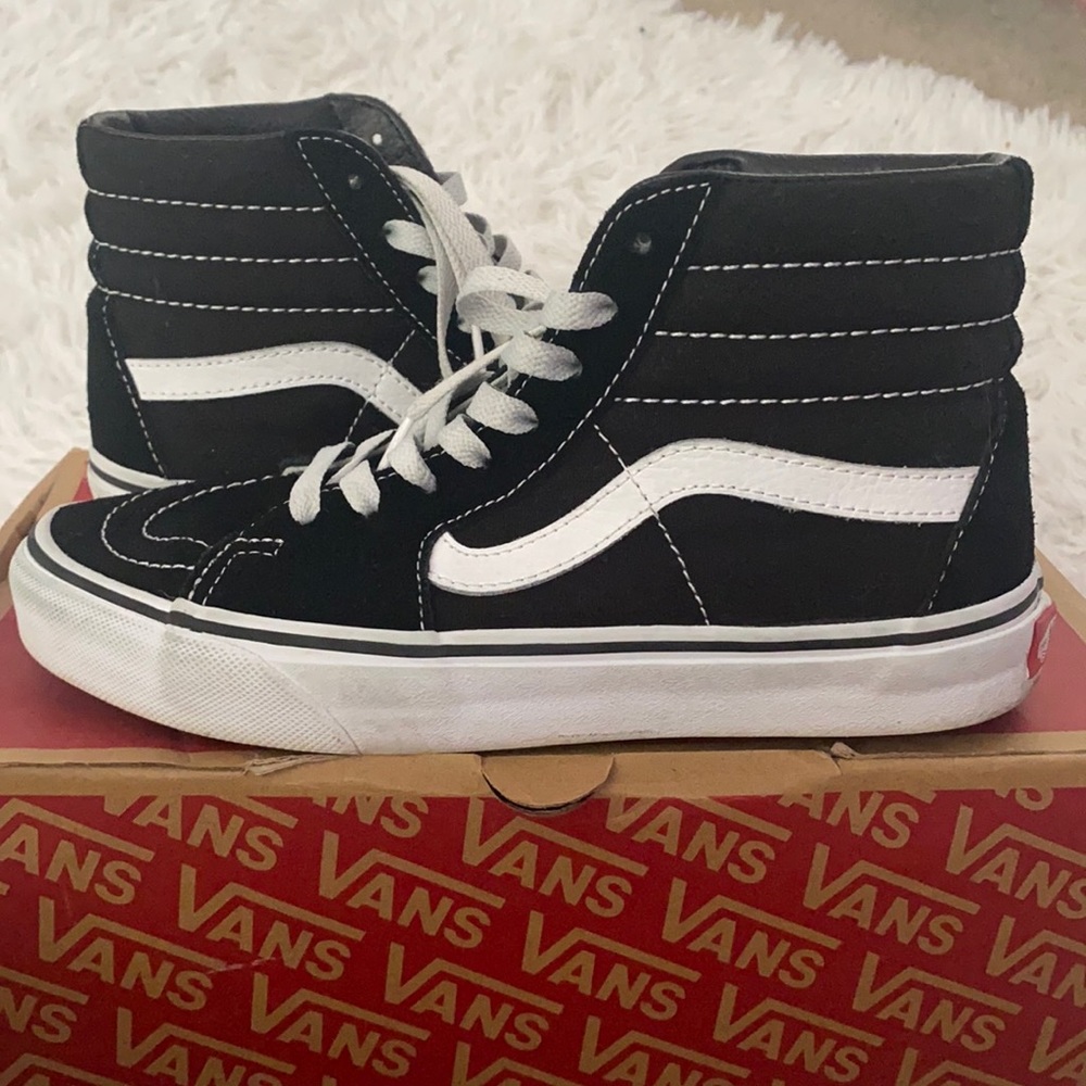 Vans Sk8 Hi Skate Shoe ( high top vans )